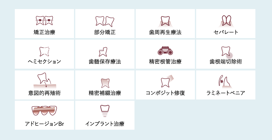 代表的な抜かない・削らない治療方法